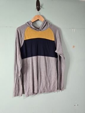 Smartwool Men’s NTS Mid 250 Color Block Hoodie M Flawed Baselayer Gorpcore